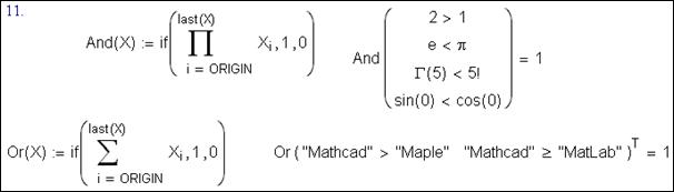 Functions And & Or